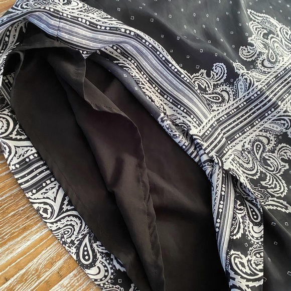 BOGO Rachel Roy Black & white Paisley dress XS EUC - Picture 10 of 11